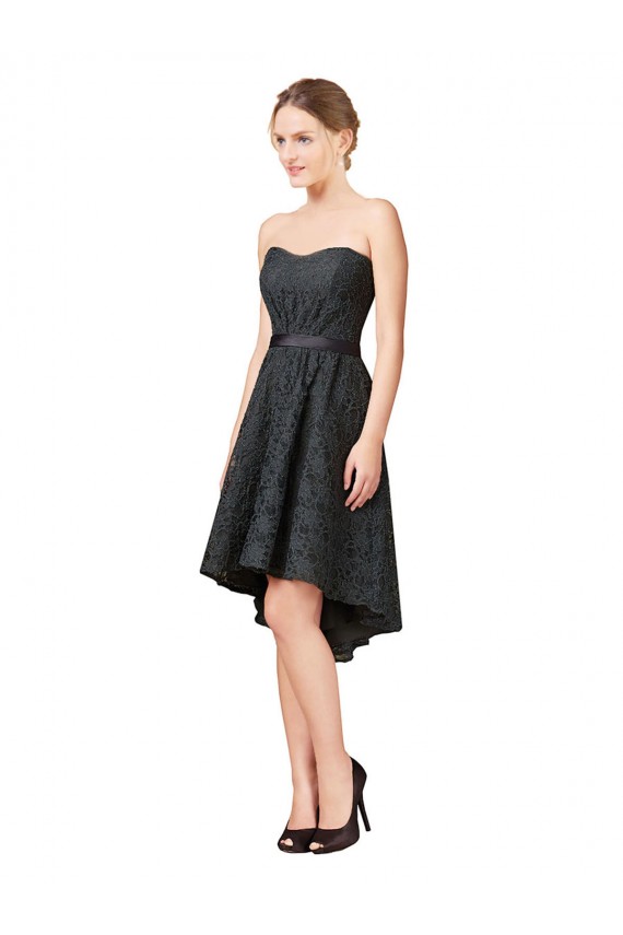 Shop Lace Cocktail Bridesmaid Dress with Hi-Low Hemline Toronto