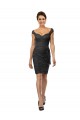 Shop Knee Length Lace Bridesmaid Dress / Cocktail Dress with Matching Chiffon Tie Sash Toronto