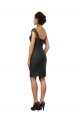 Shop Knee Length Lace Bridesmaid Dress / Cocktail Dress with Matching Chiffon Tie Sash Toronto