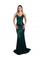 Shop Fishtail Shaped V-Neck Open Back Long Formal Sequin Bridesmaid Dress / Prom Dress Toronto