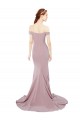 Shop Off the Shoulder Mermaid Long Sweep Train Bridesmaid Dress / Prom Dress Toronto