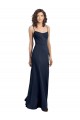 Shop Fit and Flare Scoop Neck Long Sleeveless Stretch Formal Crepe Bridesmaid Dress / Prom Dress Toronto