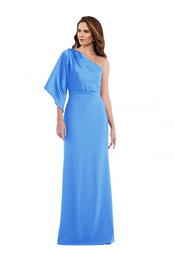 Shop One Shoulder Bell Sleeves Trumpet Bridesmaid Dress / Prom Dress Toronto
