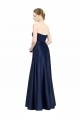 Shop Floor Length Sweetheart Neckline Formal Stretch Satin Bridesmaid Dress with Belt Toronto