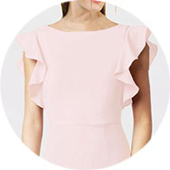 Ruffle Sleeves Bridesmaid Dresses Toronto