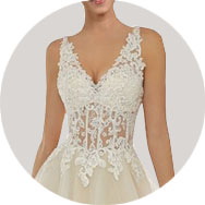 V-Neck Wedding Dresses Toronto